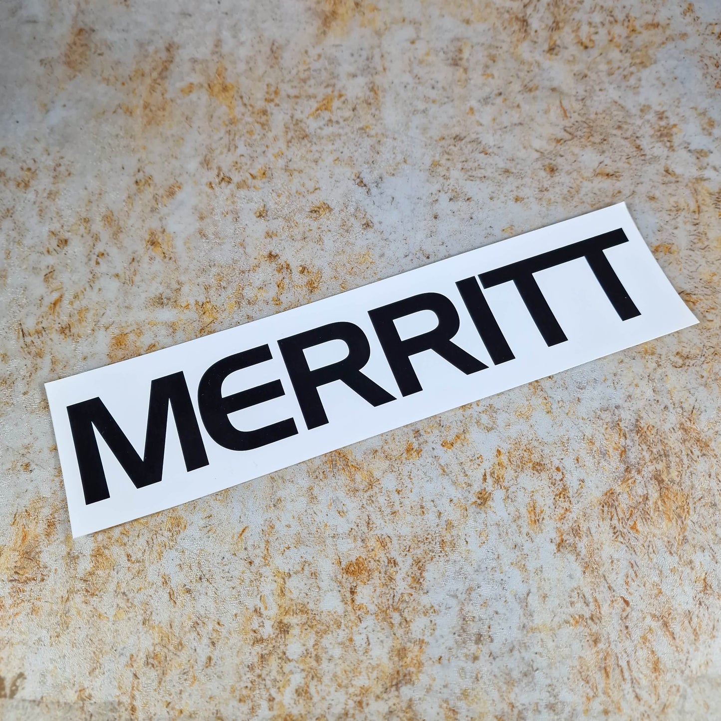 Merritt Clothing & Shoes Merritt 11" Frame Sticker