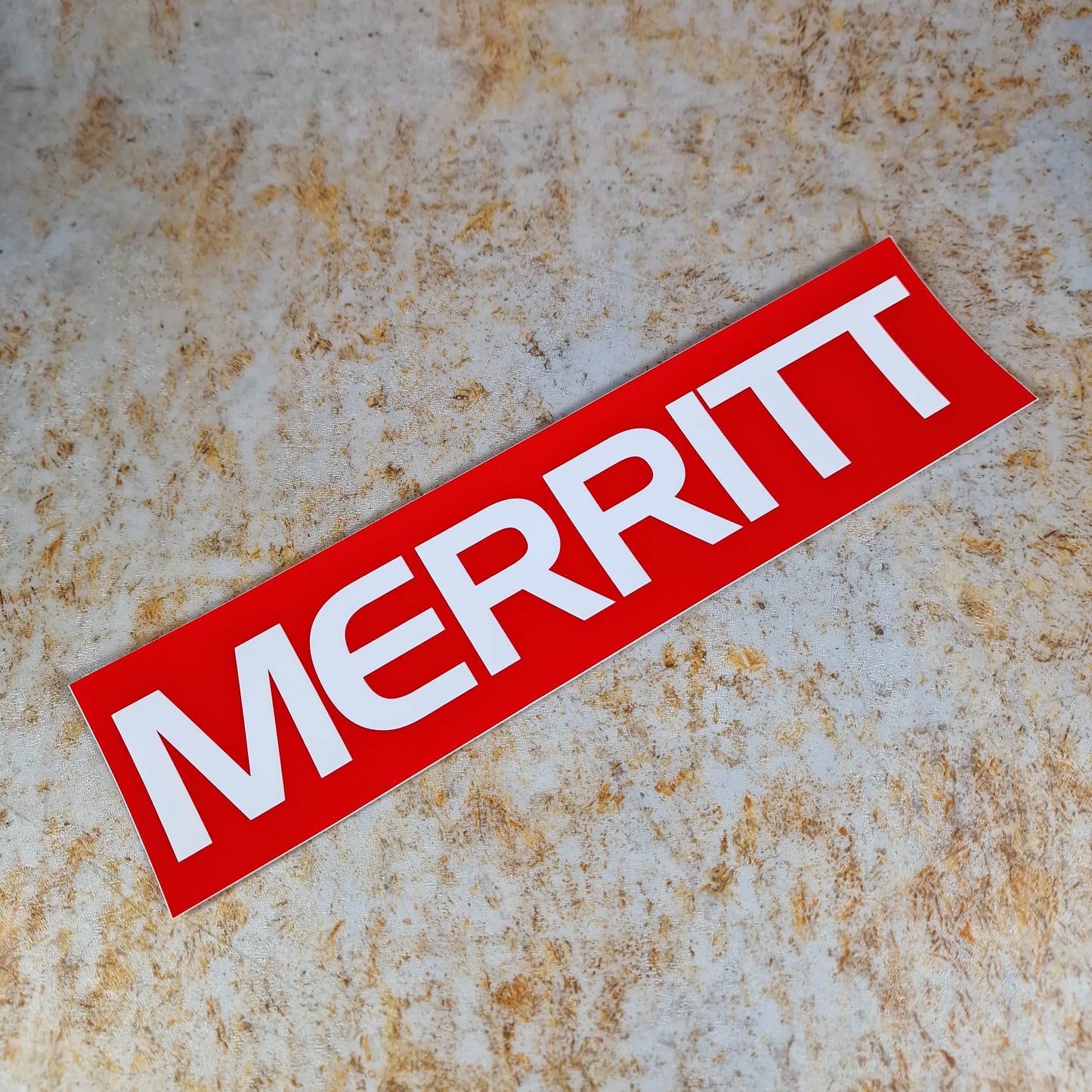 Merritt Clothing & Shoes Merritt 11" Frame Sticker
