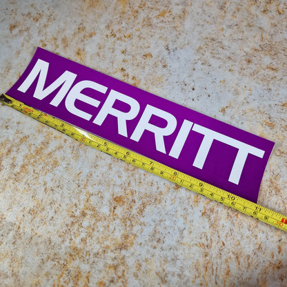 Merritt Clothing & Shoes Merritt 11" Frame Sticker