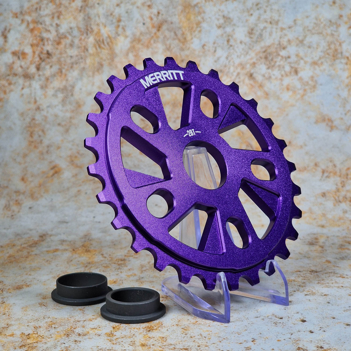Merritt BMX Parts 28T / Purple Merritt Ackerman Sprocket