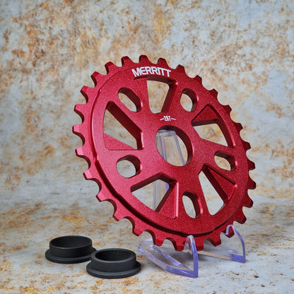 Merritt BMX Parts 28T / Red Merritt Ackerman Sprocket