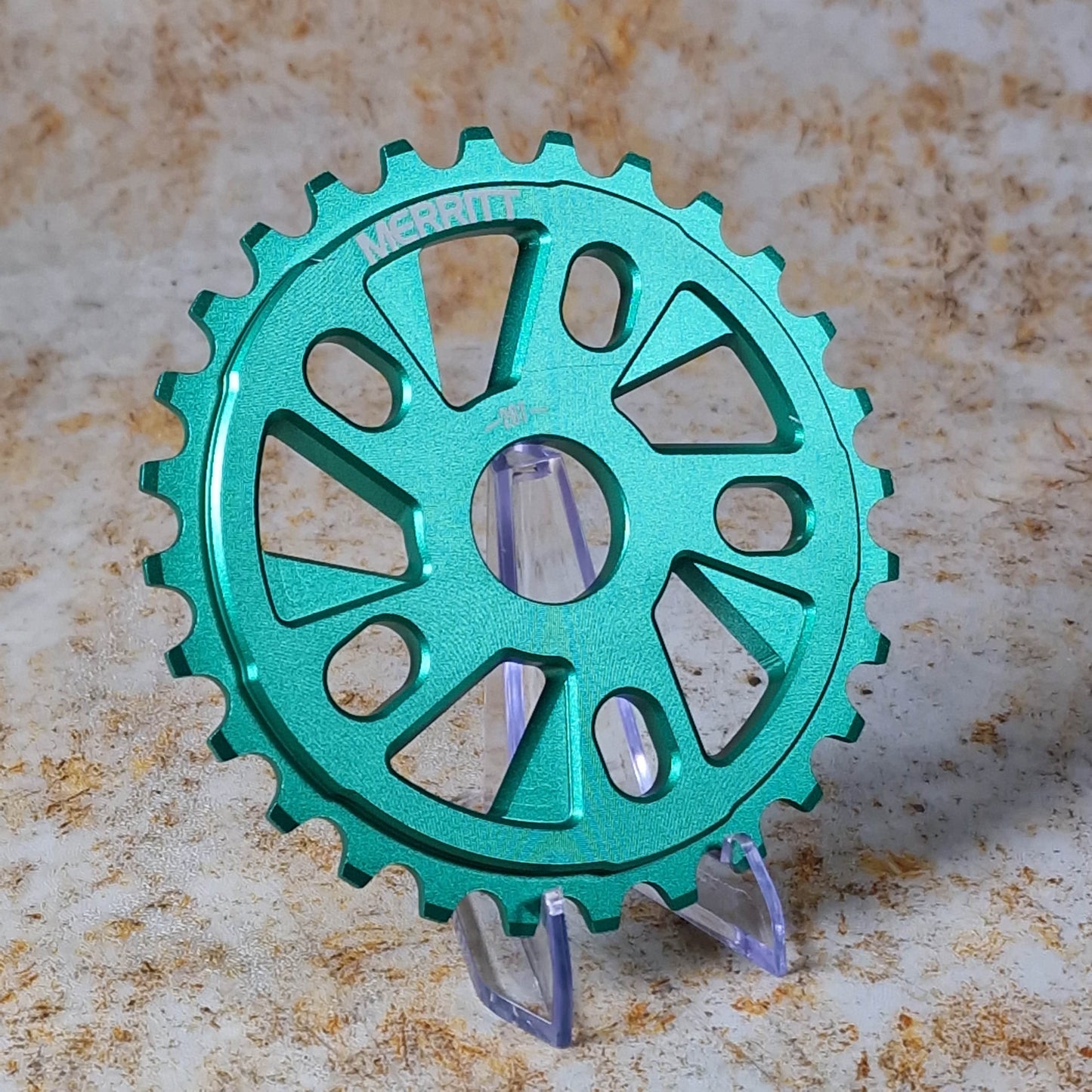 Merritt BMX Parts 28T / Teal Merritt Ackerman Sprocket
