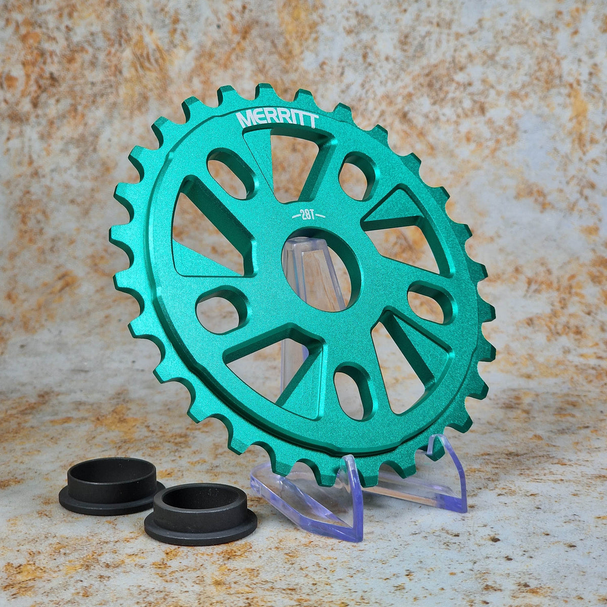 Merritt BMX Parts 28T / Teal Merritt Ackerman Sprocket