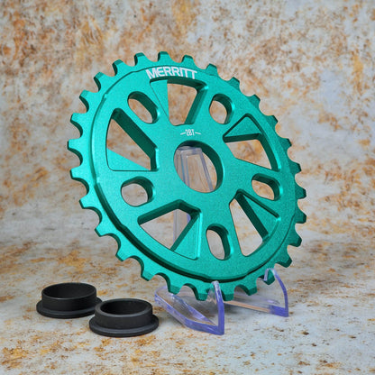 Merritt BMX Parts 28T / Teal Merritt Ackerman Sprocket