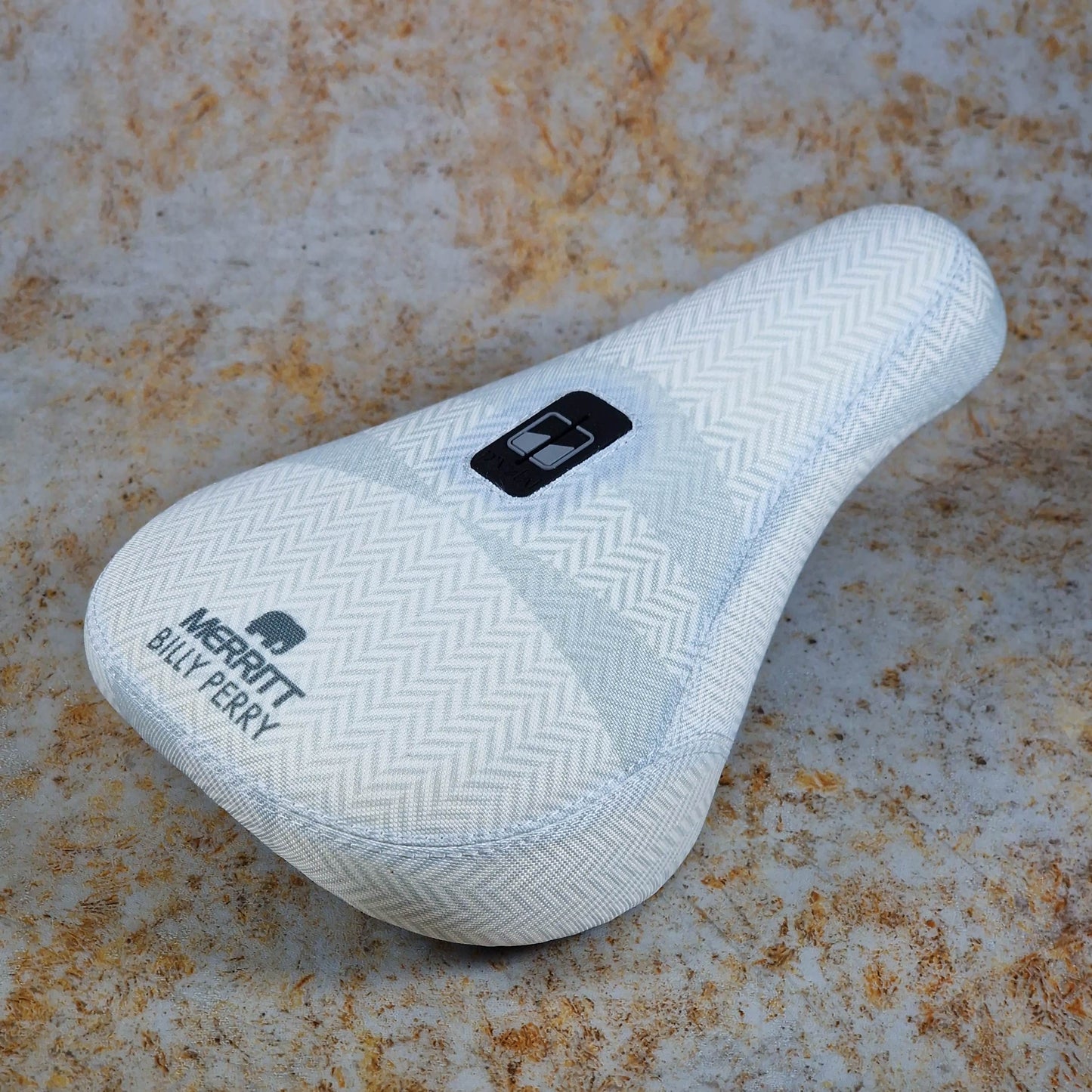 Merritt BMX Parts Fat / White Merritt Billy Perry Signature Pivotal Seat