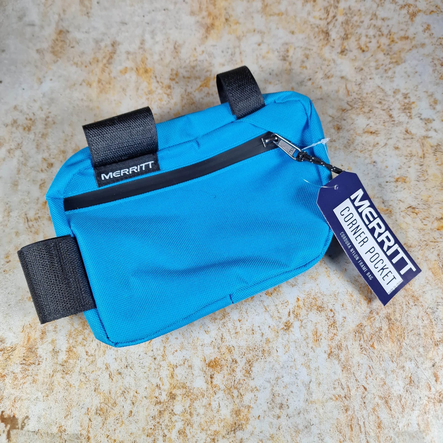 Merritt Clothing & Shoes Blue Merritt Corner Pocket MkII Frame Bag