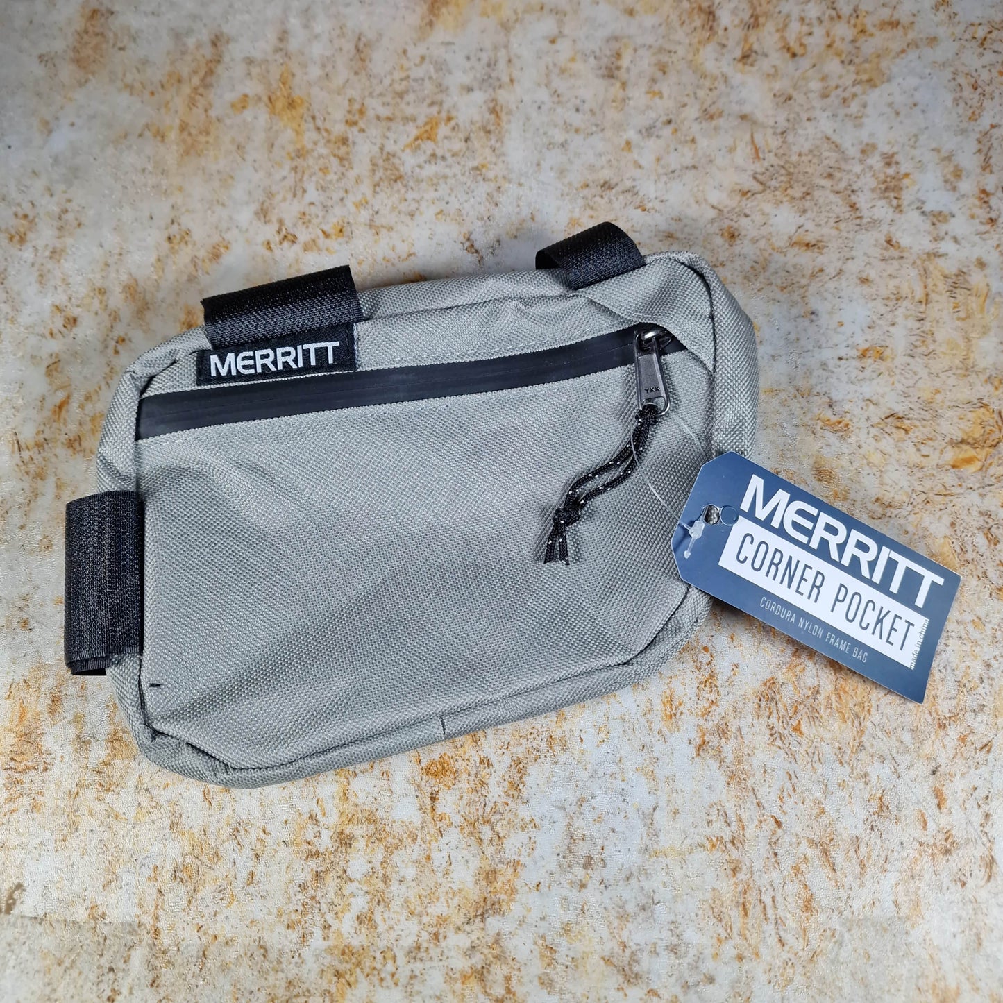 Merritt Clothing & Shoes Grey Merritt Corner Pocket MkII Frame Bag