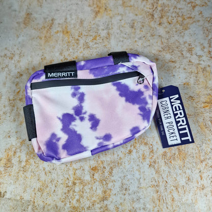 Merritt Clothing & Shoes Purple Tie Dye Merritt Corner Pocket MkII Frame Bag