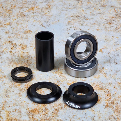 Merritt BMX Parts Black / 19mm Merritt Mid Bottom Bracket