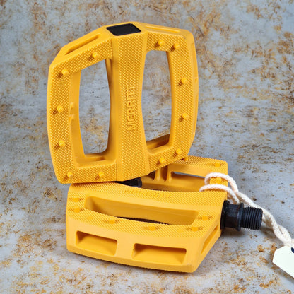 Merritt BMX Parts Goldenrod Yellow / 9/16" Merritt P1 Pedals