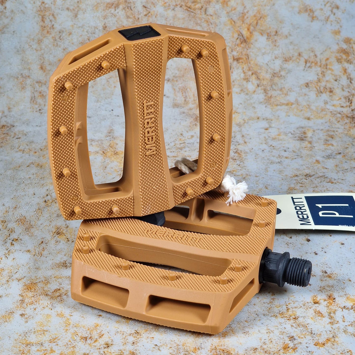 Merritt BMX Parts Gum / 9/16" Merritt P1 Pedals