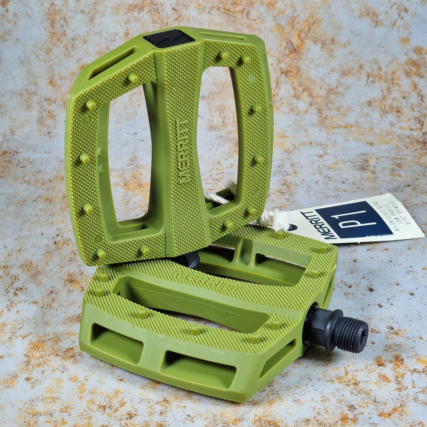 Merritt BMX Parts Military Green / 9/16" Merritt P1 Pedals