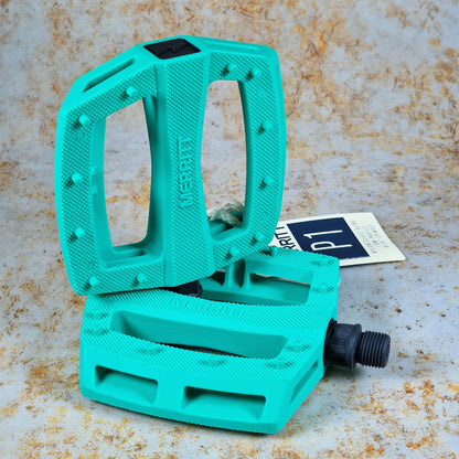 Merritt BMX Parts Teal / 9/16" Merritt P1 Pedals