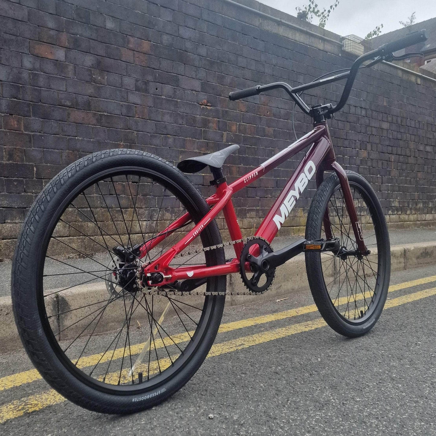 Meybo BMX Racing Meybo 2025 Clipper Disc Cruiser Pro 22" TT Race Bike Red / Maroon