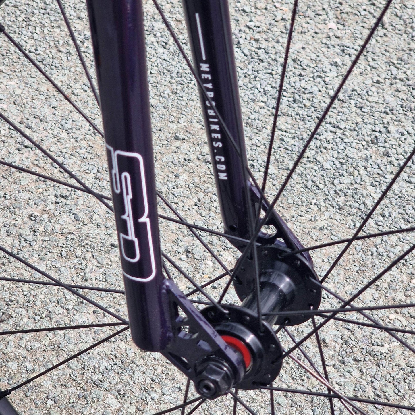 Meybo BMX Racing Meybo 2025 Clipper Disc Junior Race Bike Purple / Black