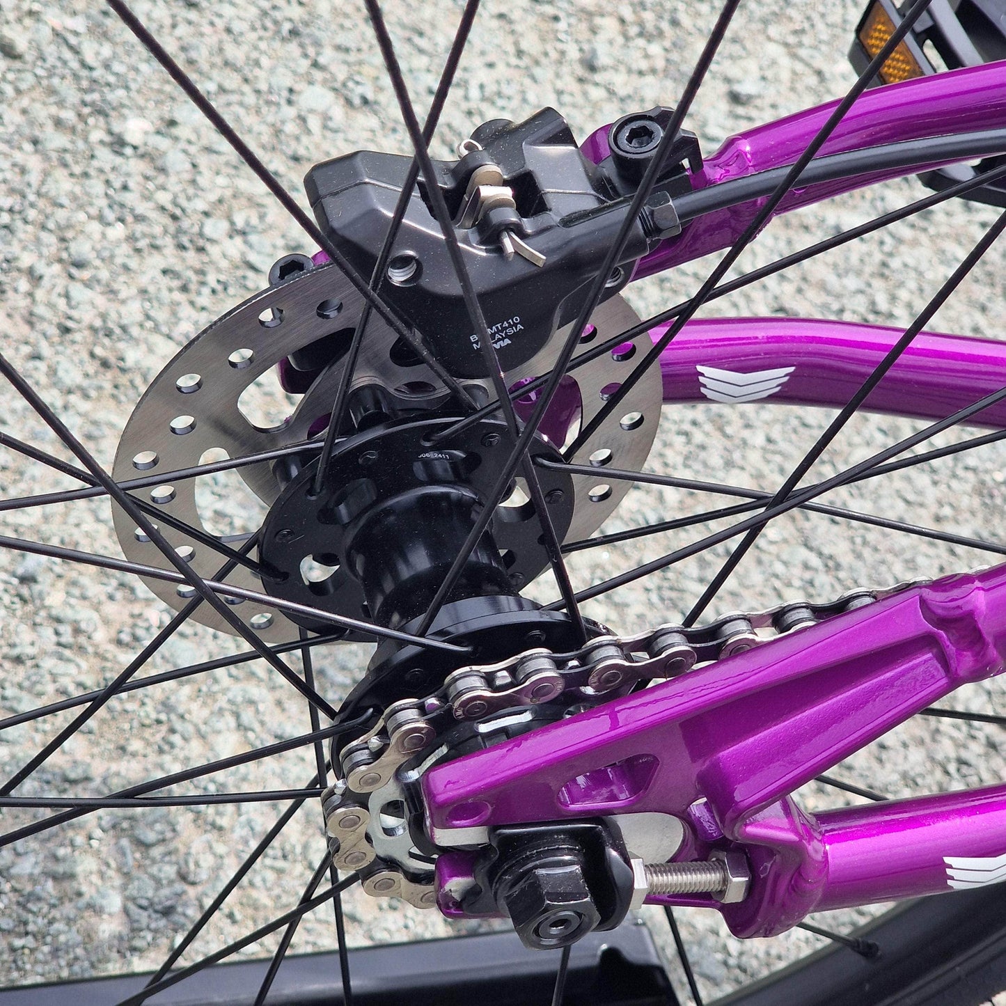 Meybo BMX Racing Meybo 2025 Clipper Disc Junior Race Bike Purple / Black