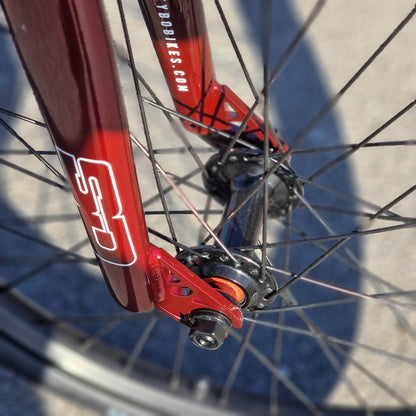 Meybo BMX Racing Bikes Meybo 2025 Clipper Disc Pro 21" TT Race Bike Red / Maroon