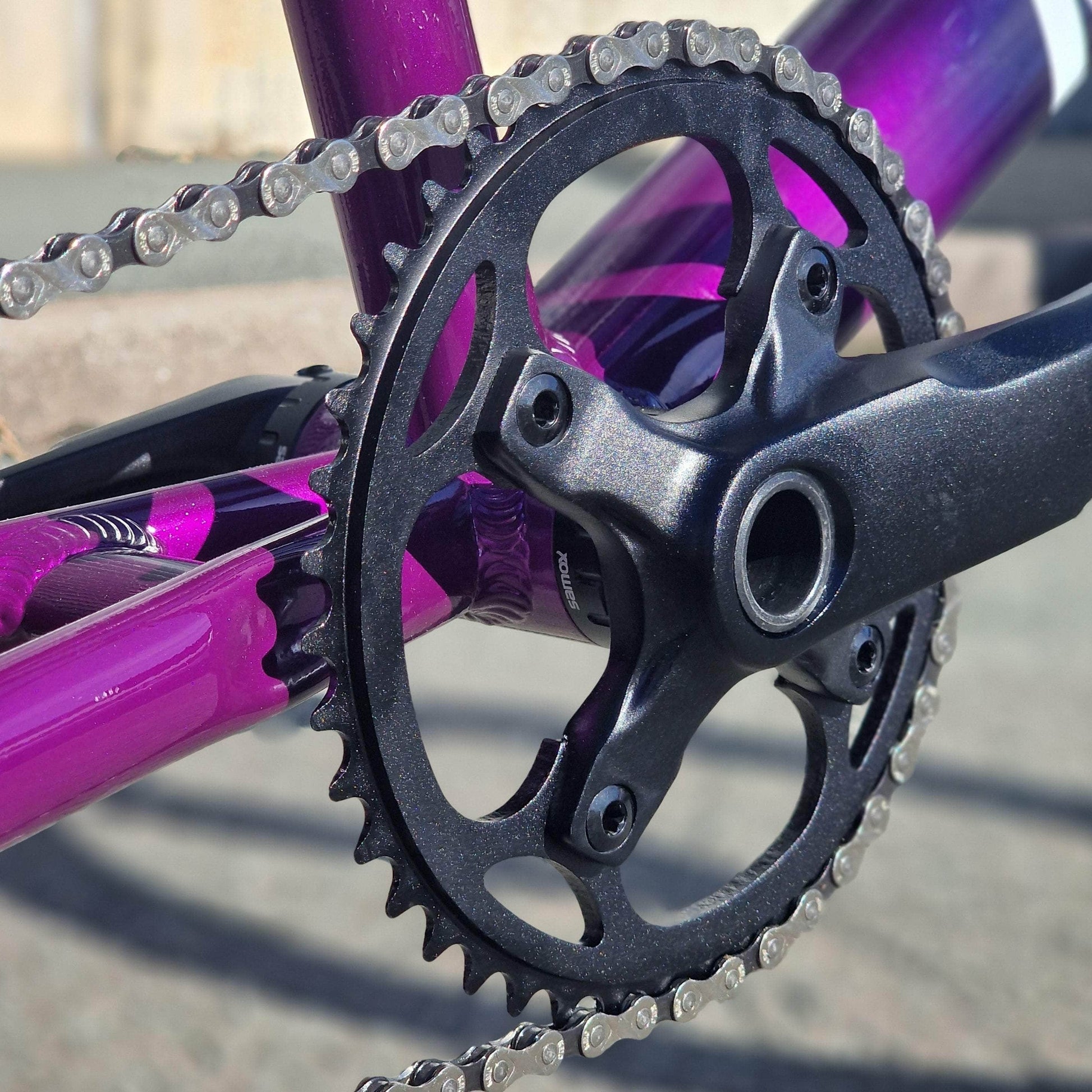 Meybo BMX Racing Bikes Meybo 2025 Clipper Disc Pro 22" TT Race Bike Purple / Black