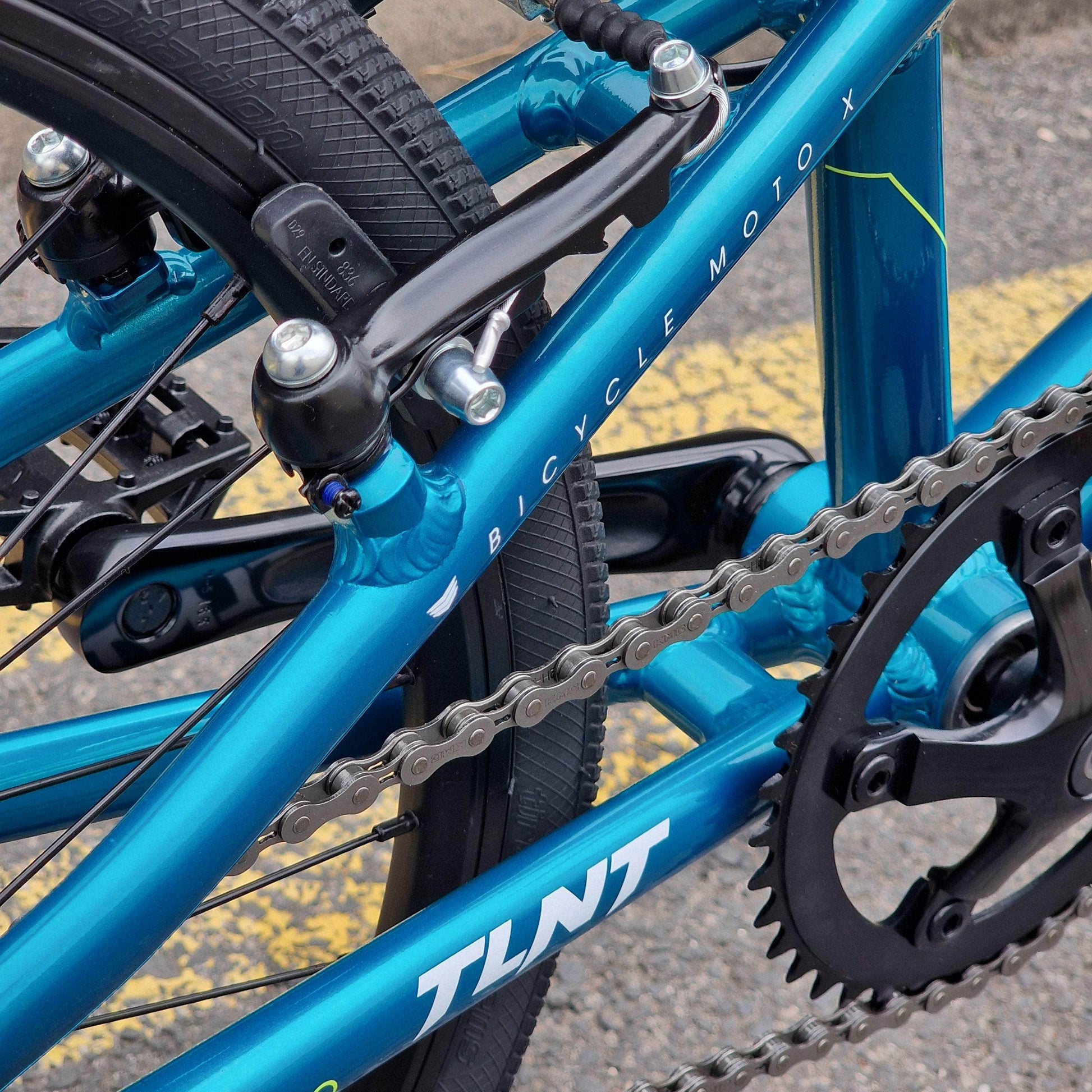 Meybo BMX Racing Meybo 2025 TLNT Expert XL Race Bike Blue / Yellow / White