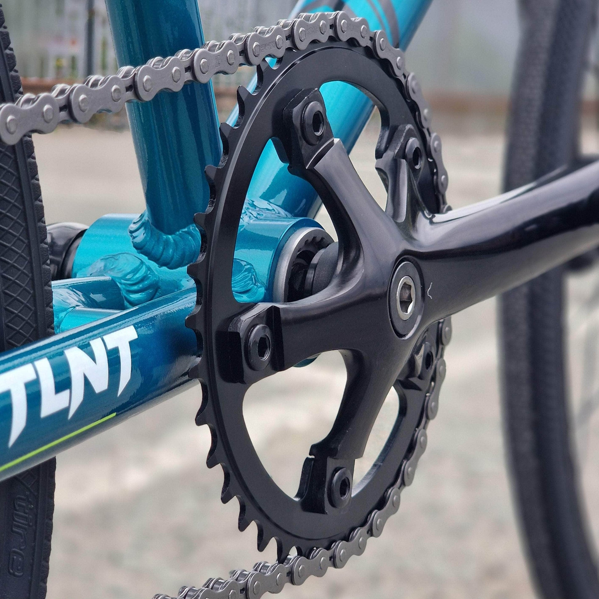 Meybo BMX Racing Meybo 2025 TLNT Junior Race Bike Blue / Yellow / White