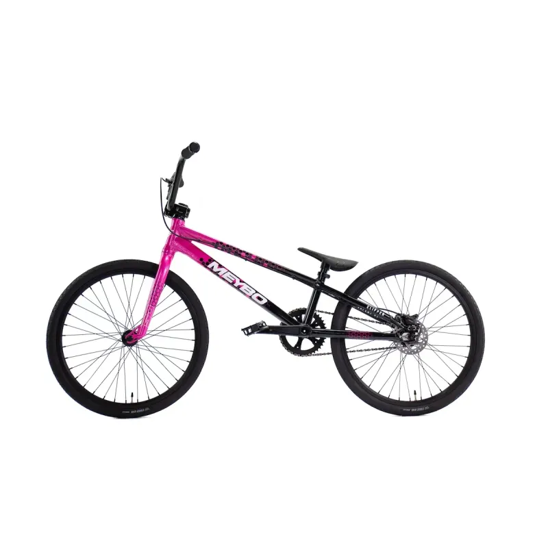 Meybo BMX Racing Bikes Meybo 2026 Clipper Disc Expert XL Race Bike Black / Pink / White
