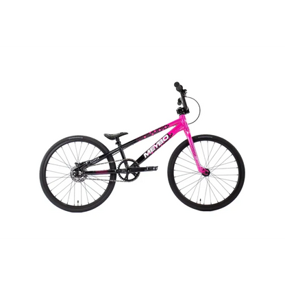 Meybo BMX Racing Bikes Meybo 2026 Clipper Disc Junior Race Bike Black / Pink / White