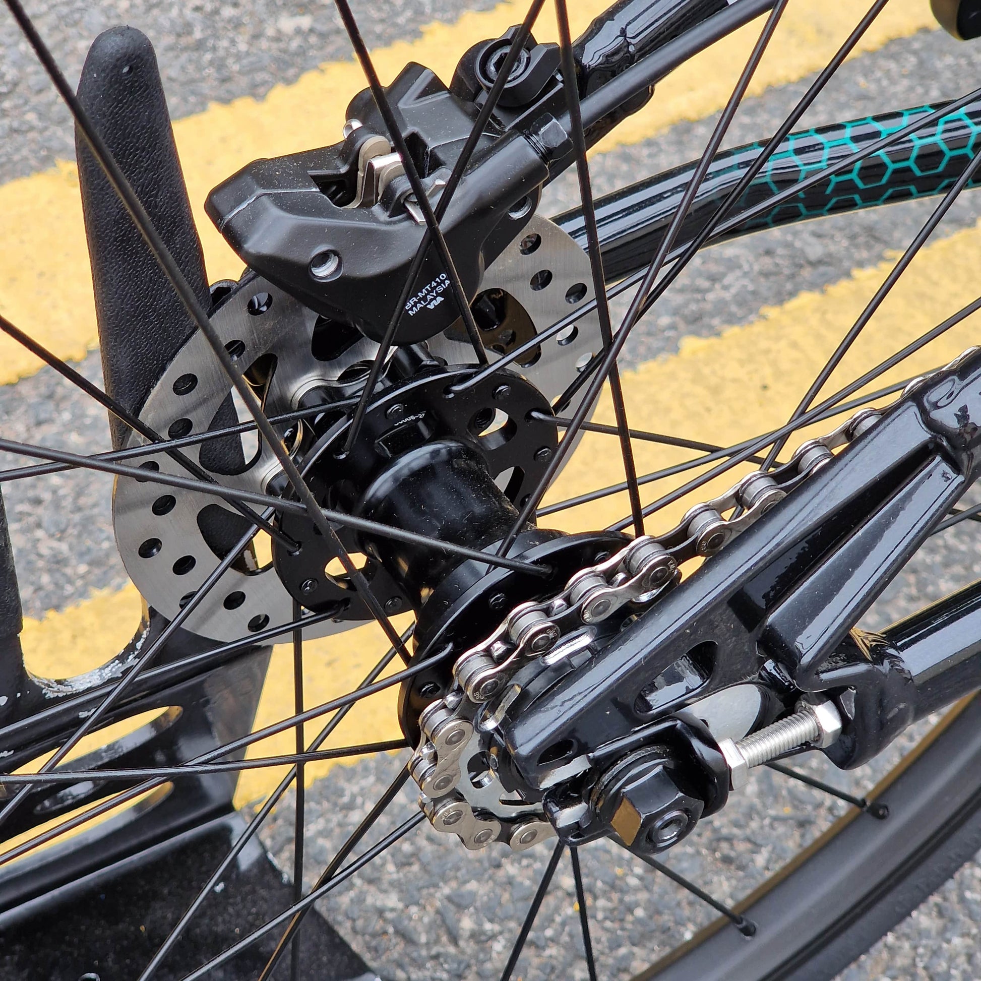 Meybo BMX Racing Bikes Mini Meybo 2026 Clipper Disc Mini Race Bike Black / Green / White