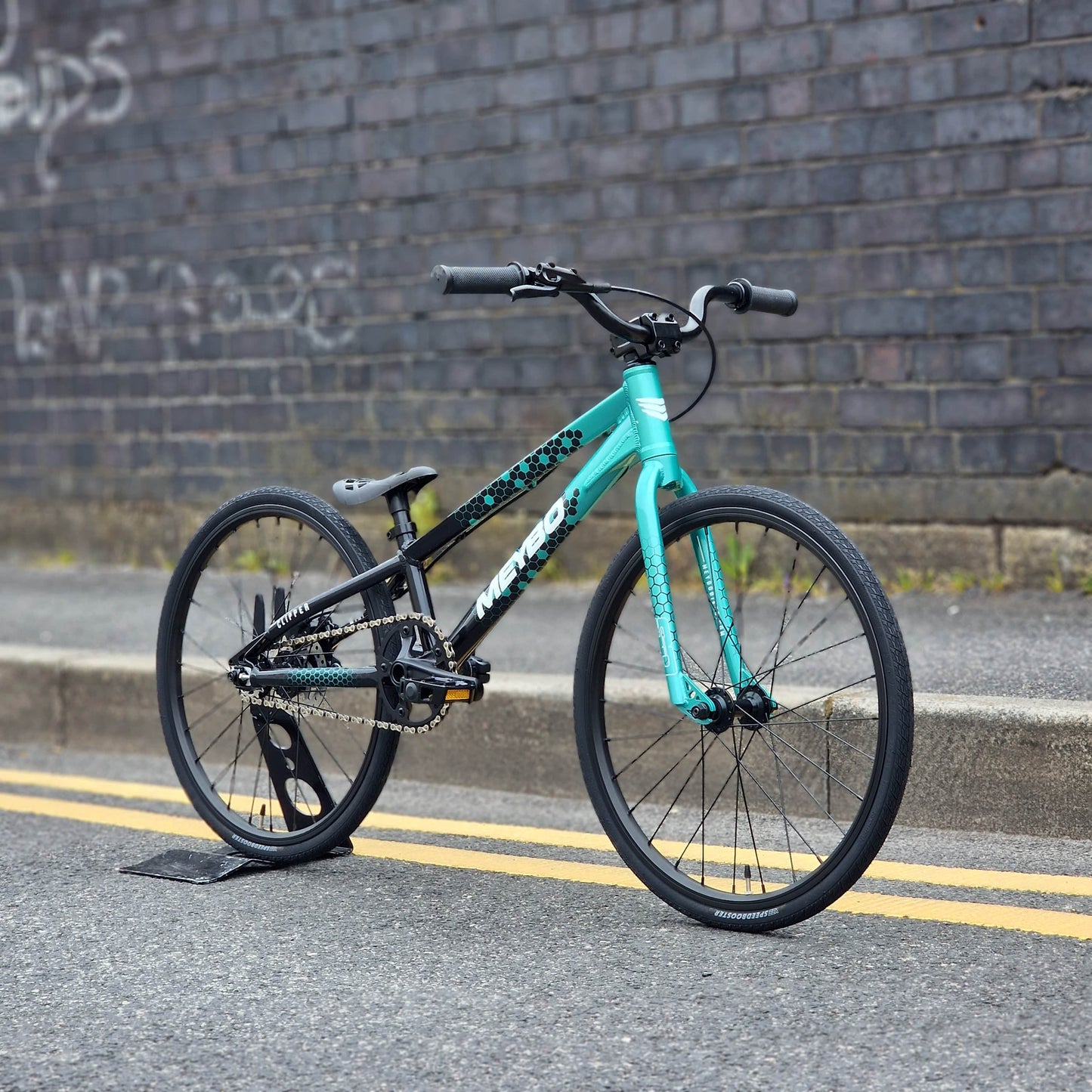 Meybo BMX Racing Bikes Mini Meybo 2026 Clipper Disc Mini Race Bike Black / Green / White