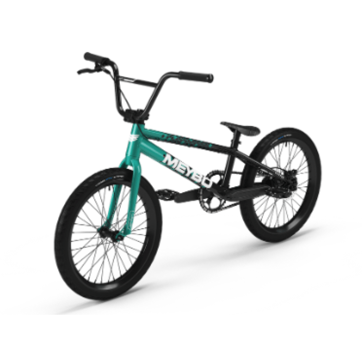 Meybo BMX Racing Bikes Meybo 2026 Clipper Disc Pro 21" TT Race Bike Black / Green / White
