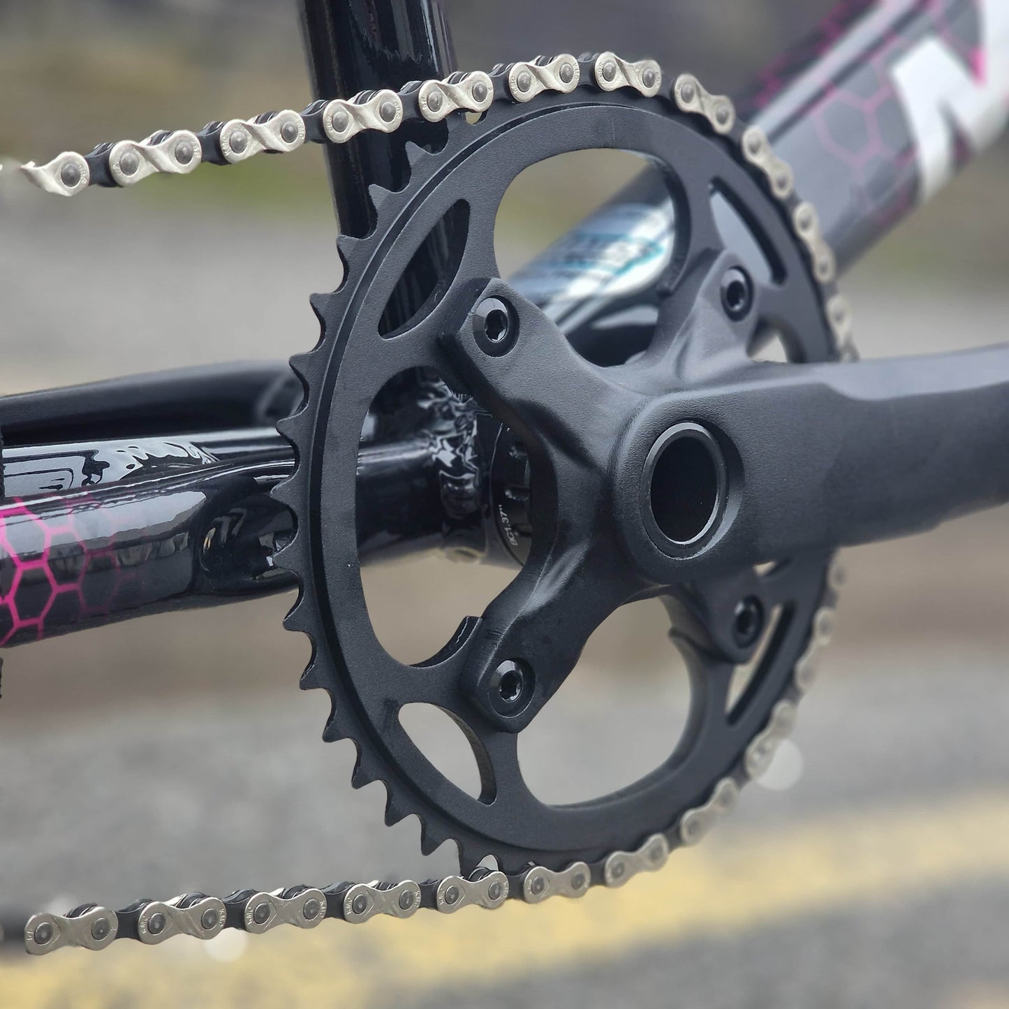 Meybo BMX Racing Bikes Meybo 2026 Clipper Disc Pro 21" TT Race Bike Black / Pink / White