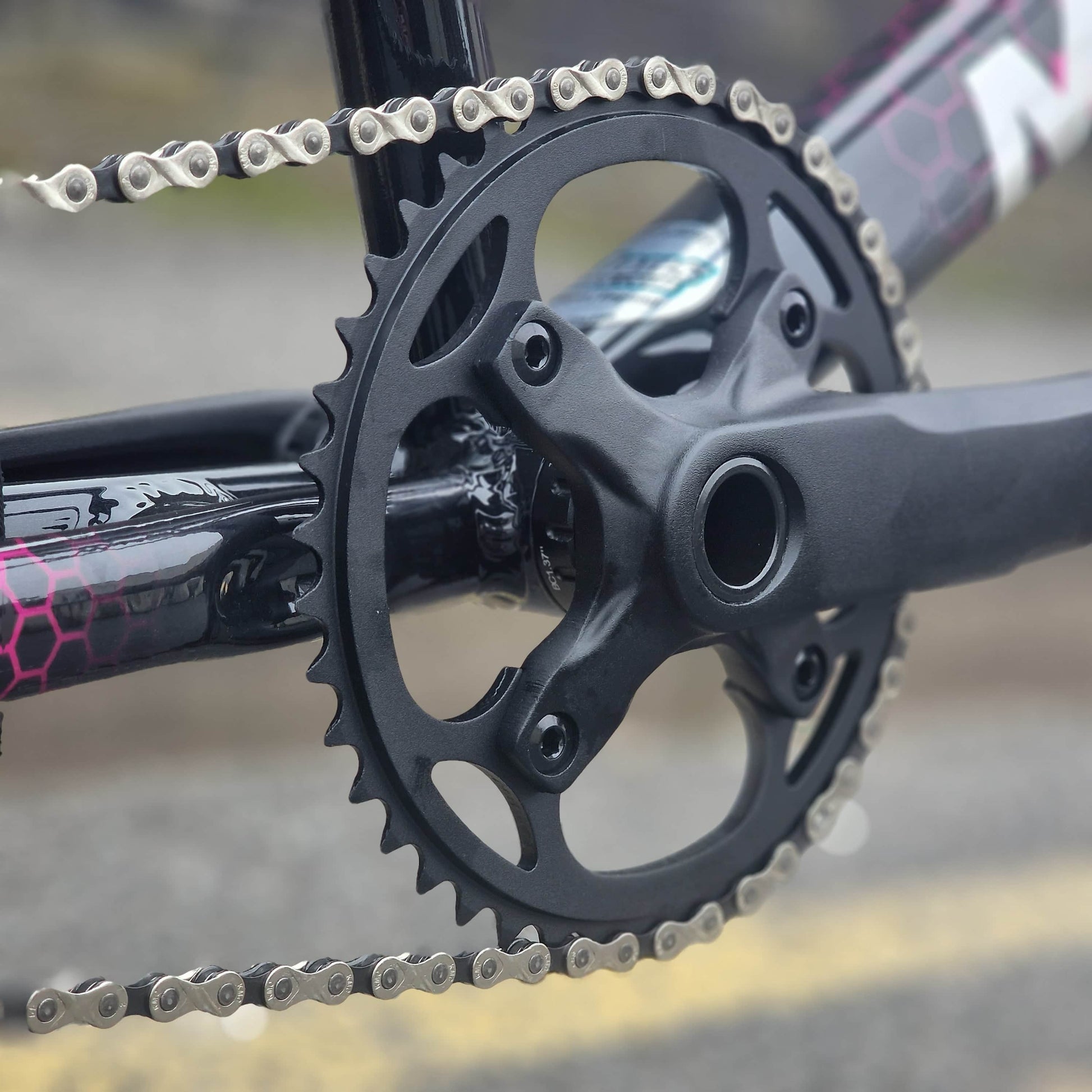 Meybo BMX Racing Bikes Meybo 2026 Clipper Disc Pro 21" TT Race Bike Black / Pink / White