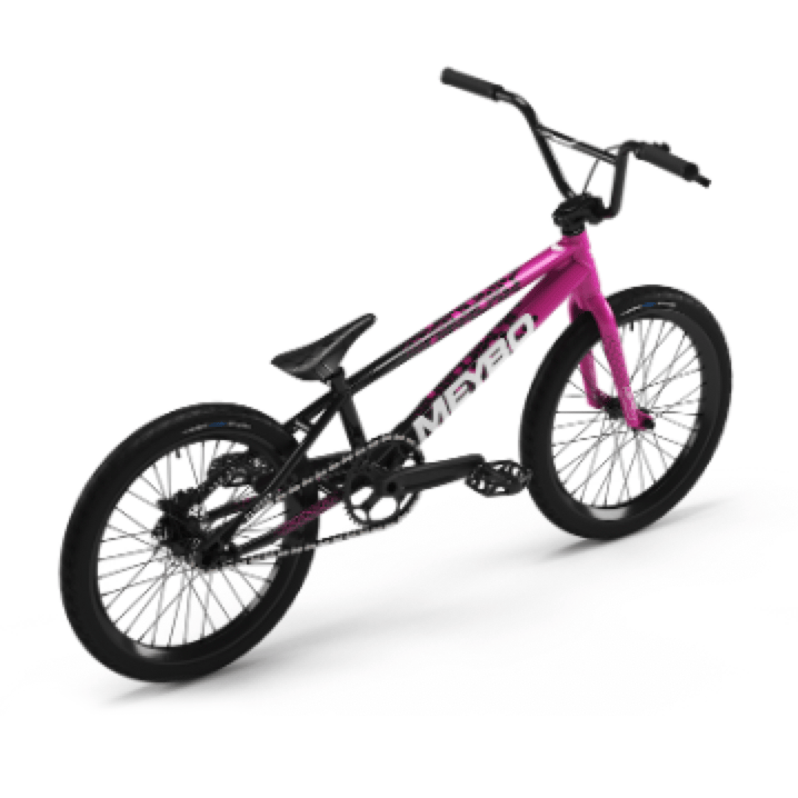 Meybo BMX Racing Bikes Meybo 2026 Clipper Disc Pro 22" TT Race Bike Black / Pink / White