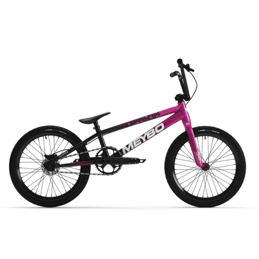Meybo BMX Racing Bikes Meybo 2026 Clipper Disc Pro 22" TT Race Bike Black / Pink / White