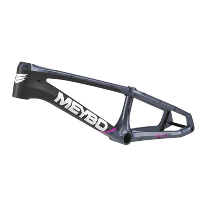 Meybo BMX Racing Meybo 2026 HSX Carbon BMX Race Frame Matte Black/Pink/Grey