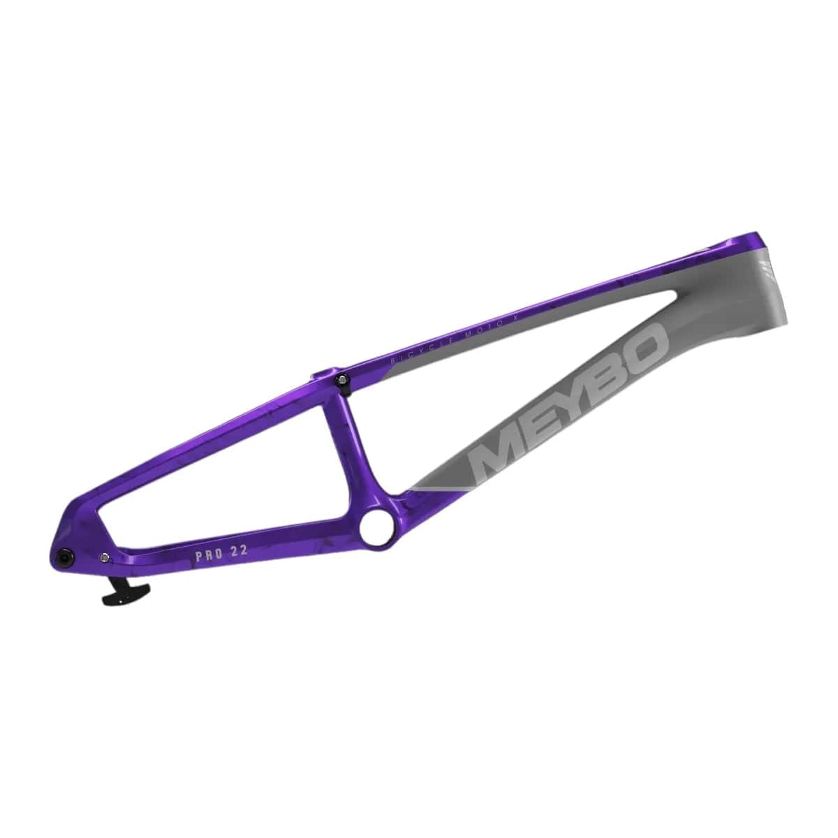 Meybo BMX Racing Meybo 2026 HSX Carbon BMX Race Frame Matte Grey/Grey/Purple