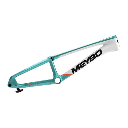 Meybo BMX Racing Meybo 2026 HSX Carbon BMX Race Frame Matte White/Orange/Teal