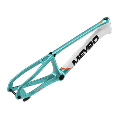 Meybo BMX Racing Meybo 2026 HSX Carbon BMX Race Frame Matte White/Orange/Teal