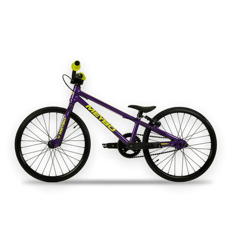 Meybo BMX Racing Bikes Meybo 2026 Rascal Micro 18" Race Bike Purple / Neon Yellow