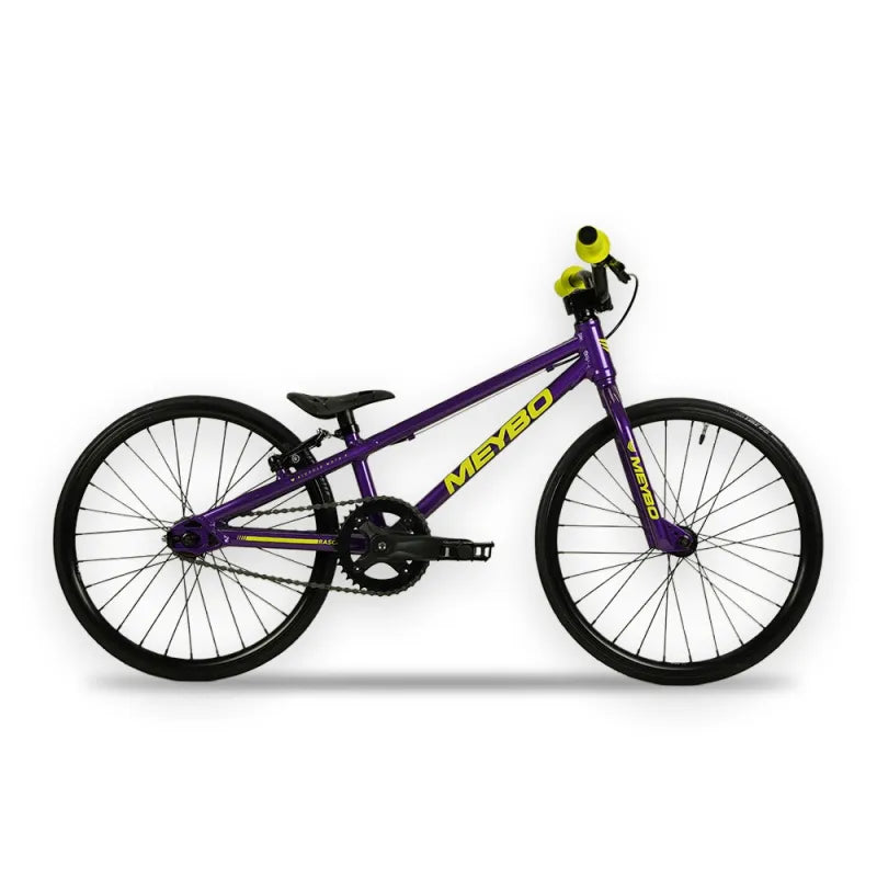 Meybo BMX Racing Bikes Meybo 2026 Rascal Micro 18" Race Bike Purple / Neon Yellow