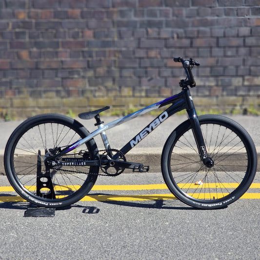 Meybo BMX Racing Bikes Meybo 2026 Superclass Cruiser Pro Race Bike Black / Grey / Purple