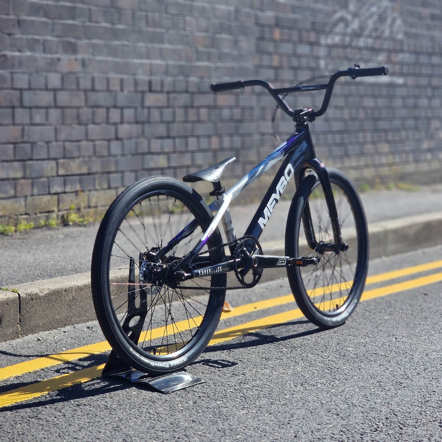 Meybo BMX Racing Bikes Meybo 2026 Superclass Cruiser Pro Race Bike Black / Grey / Purple