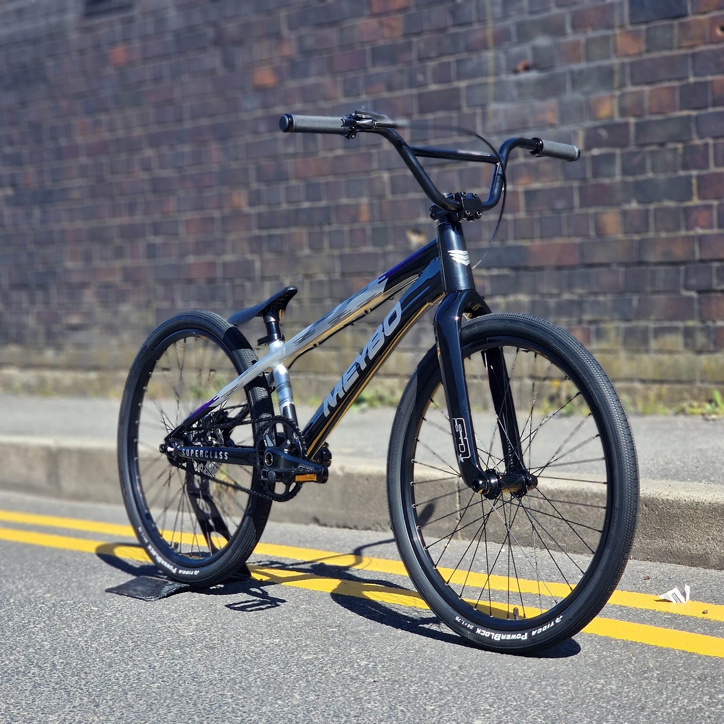 Meybo BMX Racing Bikes Meybo 2026 Superclass Cruiser Pro Race Bike Black / Grey / Purple