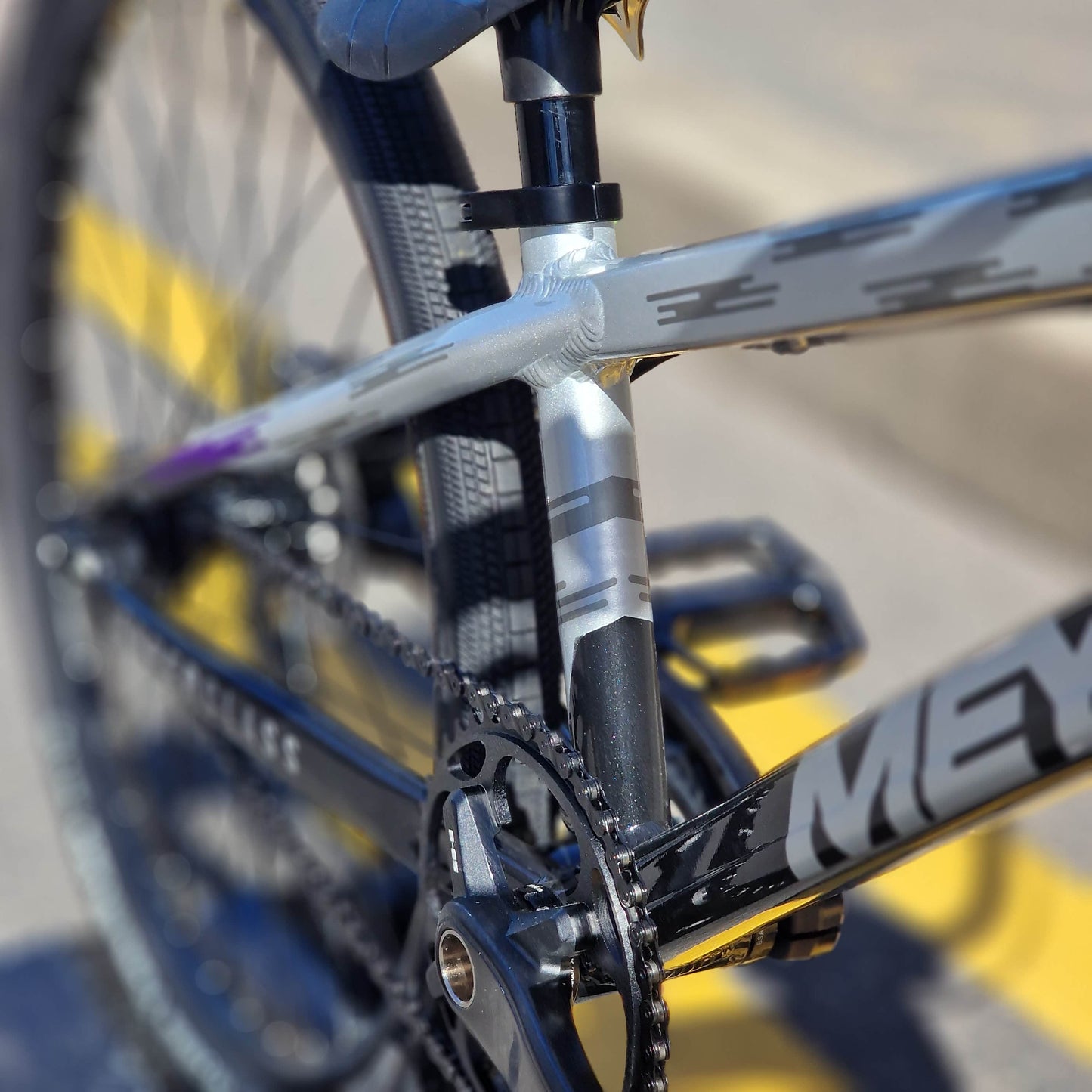 Meybo BMX Racing Bikes Meybo 2026 Superclass Cruiser Pro Race Bike Black / Grey / Purple