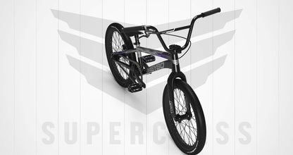 Meybo BMX Racing Bikes Pro 21 Meybo 2026 Superclass Pro 21" TT Race Bike Black / Grey / Purple