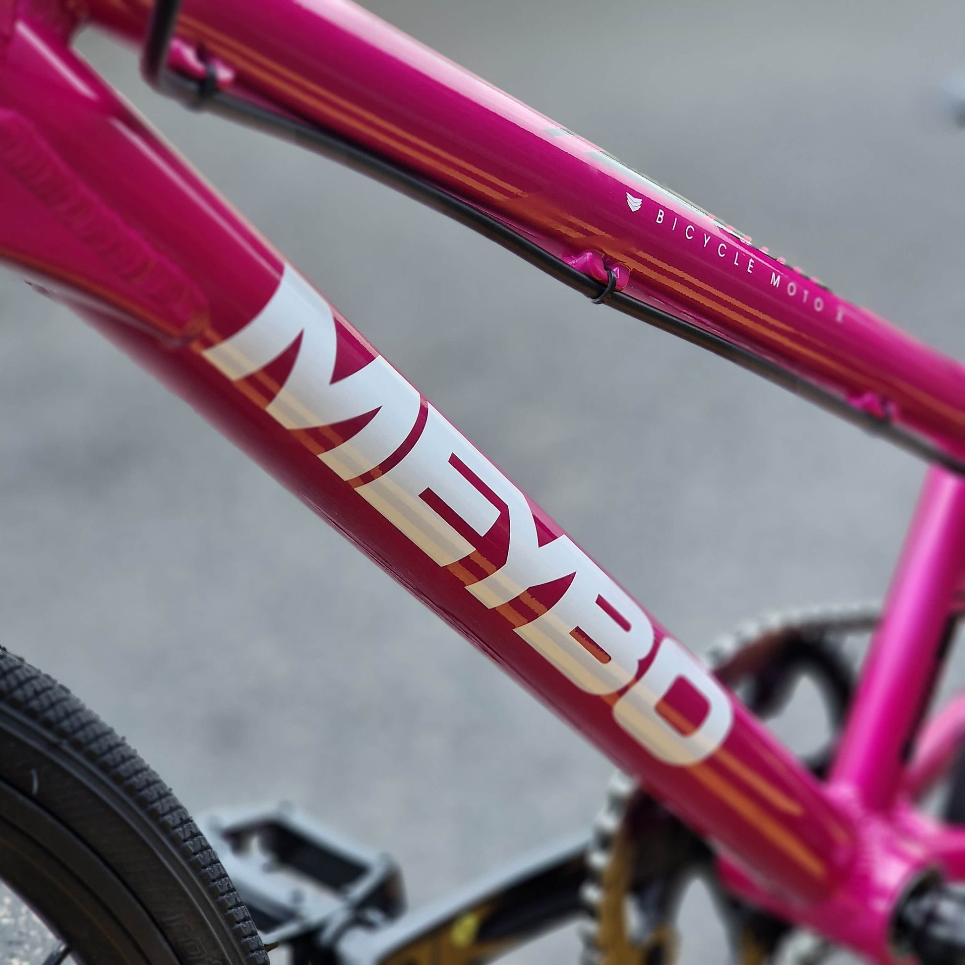 Meybo BMX Racing Bikes Junior Meybo 2026 TLNT Junior Race Bike Pink / White / Black