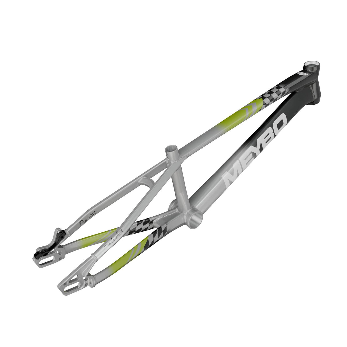Meybo BMX Racing Parts Meybo Holeshot G14.2 Race Frame Silver / Black