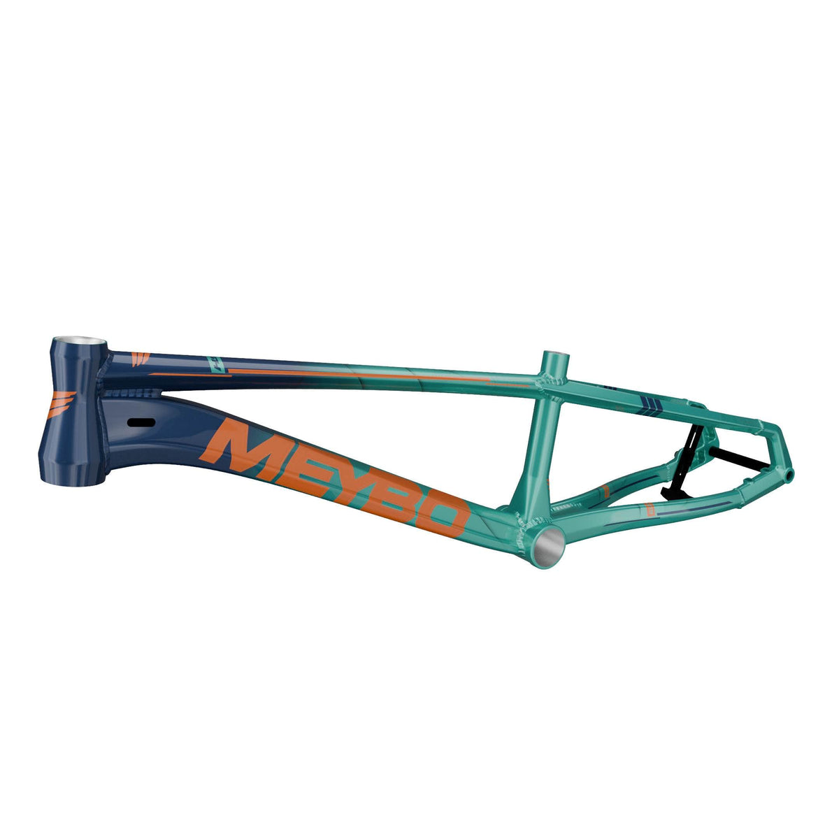 Meybo BMX Racing Parts Meybo HSX Alloy G4.2 Race Frame Petrol / Orange