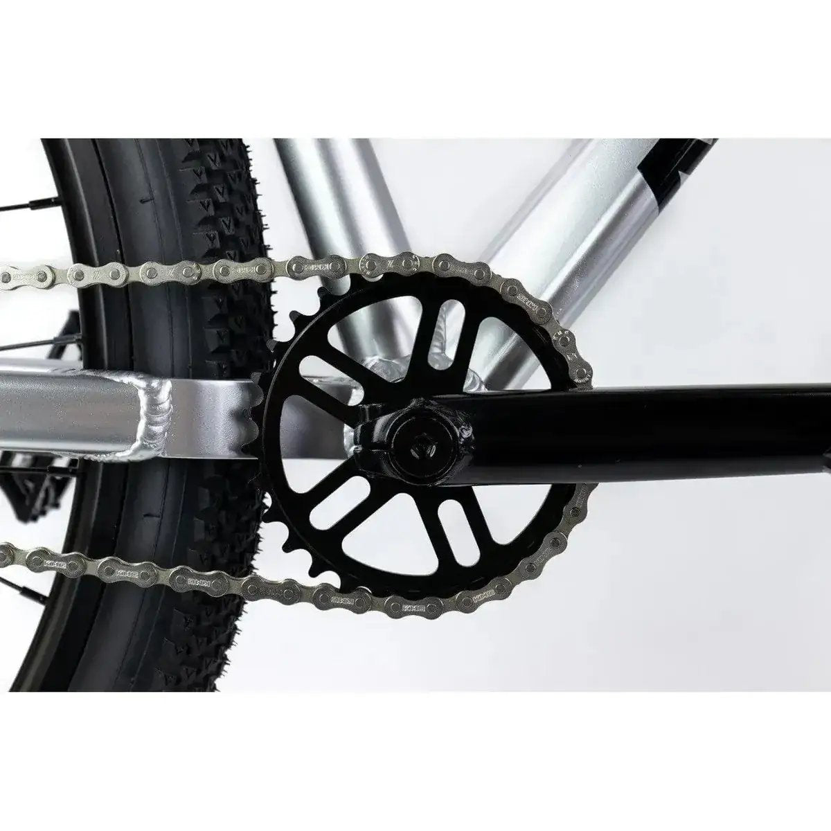 Meybo Bikes Silver Meybo Steez Dirt Jump 26 Inch Mountain Bike Silver