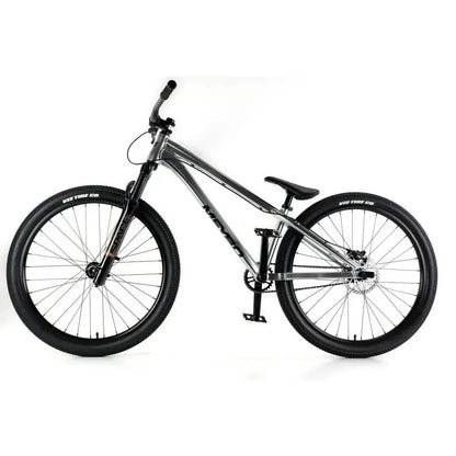 Meybo Bikes Silver Meybo Steez Dirt Jump 26 Inch Mountain Bike Silver