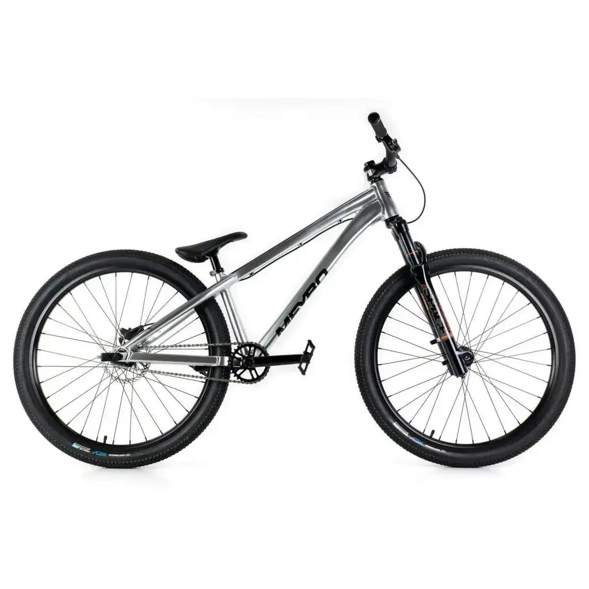 Meybo Bikes Silver Meybo Steez Dirt Jump 26 Inch Mountain Bike Silver